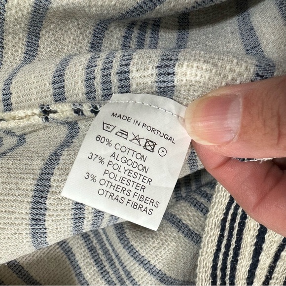 Vilagallo Navy Stripe Tweed Sheath Dress - Picture 4 of 7